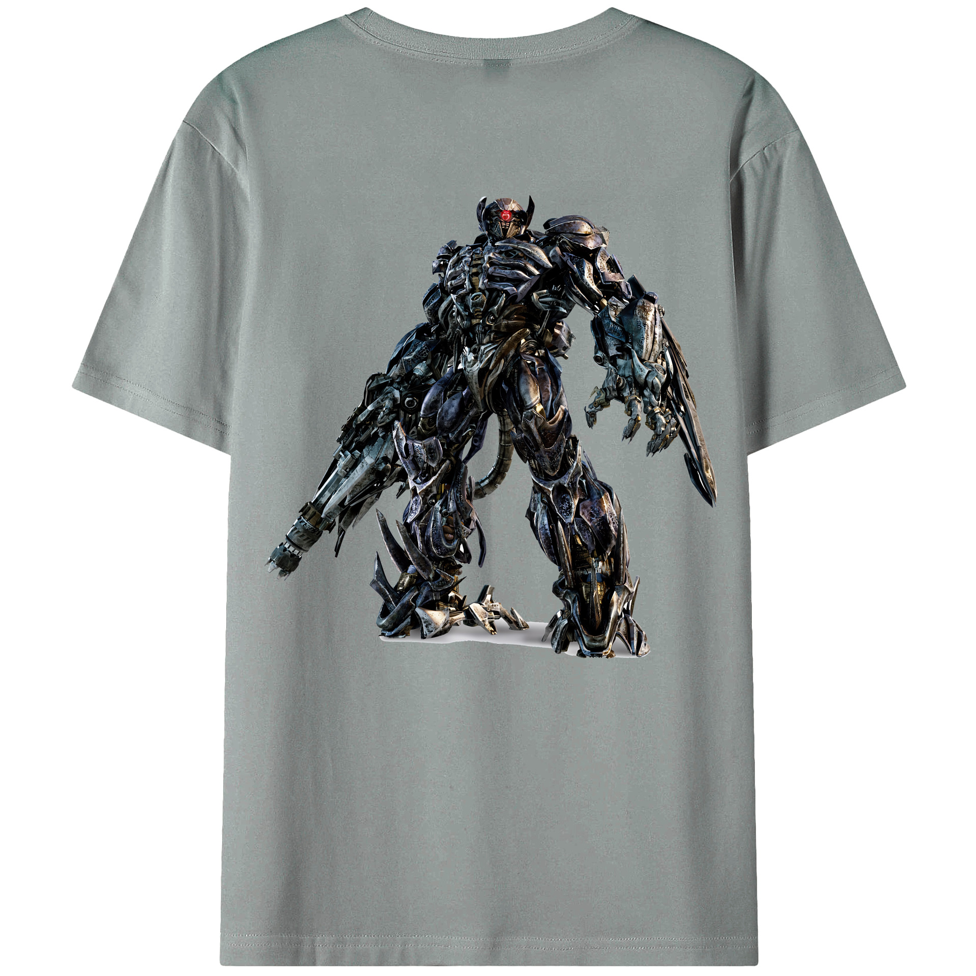 （画像用） Transformers トランスフォーマー 綿100％ メンズ半袖Tシャツ（バックプリント） 通気性